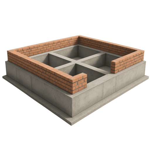 фундамент для дома из кирпича в Москве